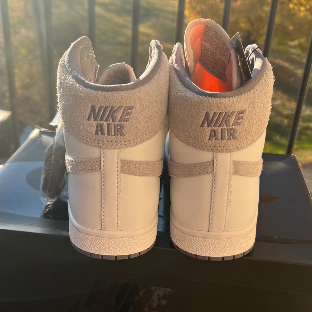 Jordan Airship White and Gray Sneakers - Picture 3 of 6